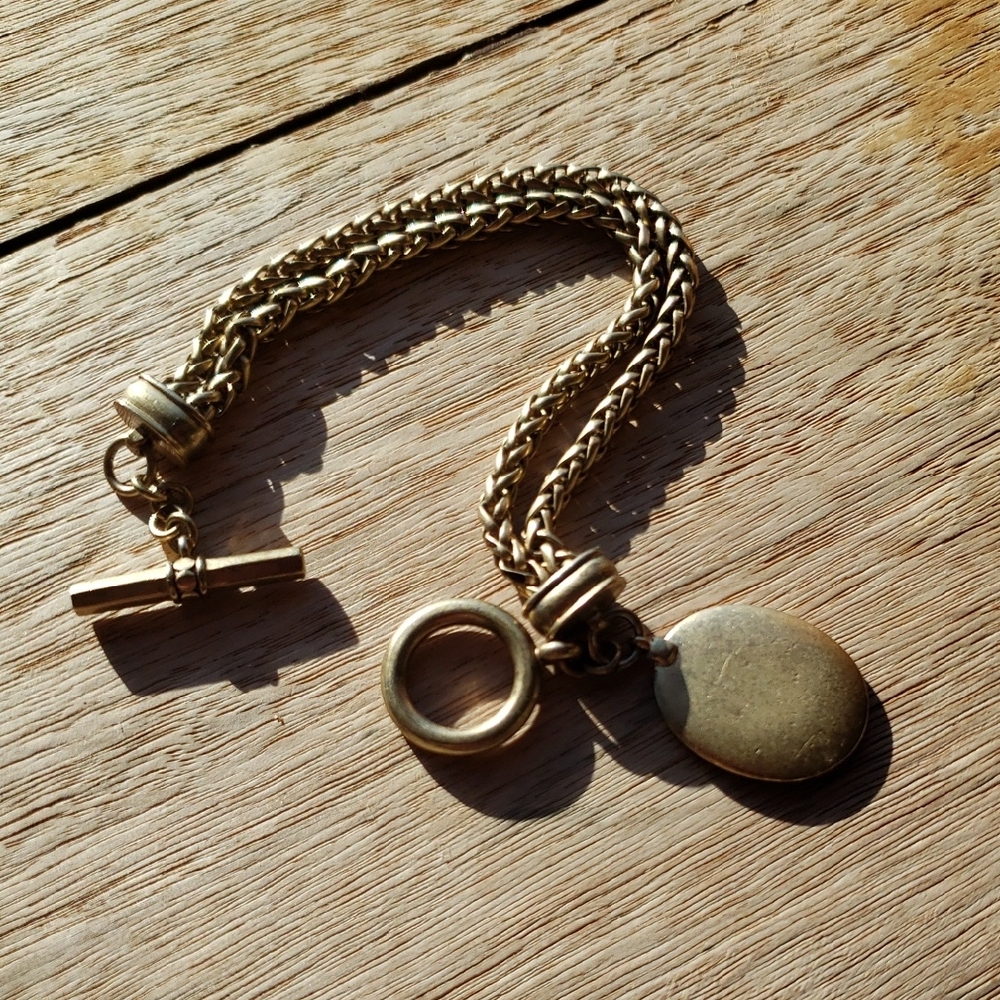 Chic Gold Double Chain Bracelet